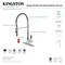 Gourmetier LS8778DKL Kaiser Single-Handle Pre-Rinse Kitchen Faucet, Brushed Nickel LS8778DKL - alternate 6